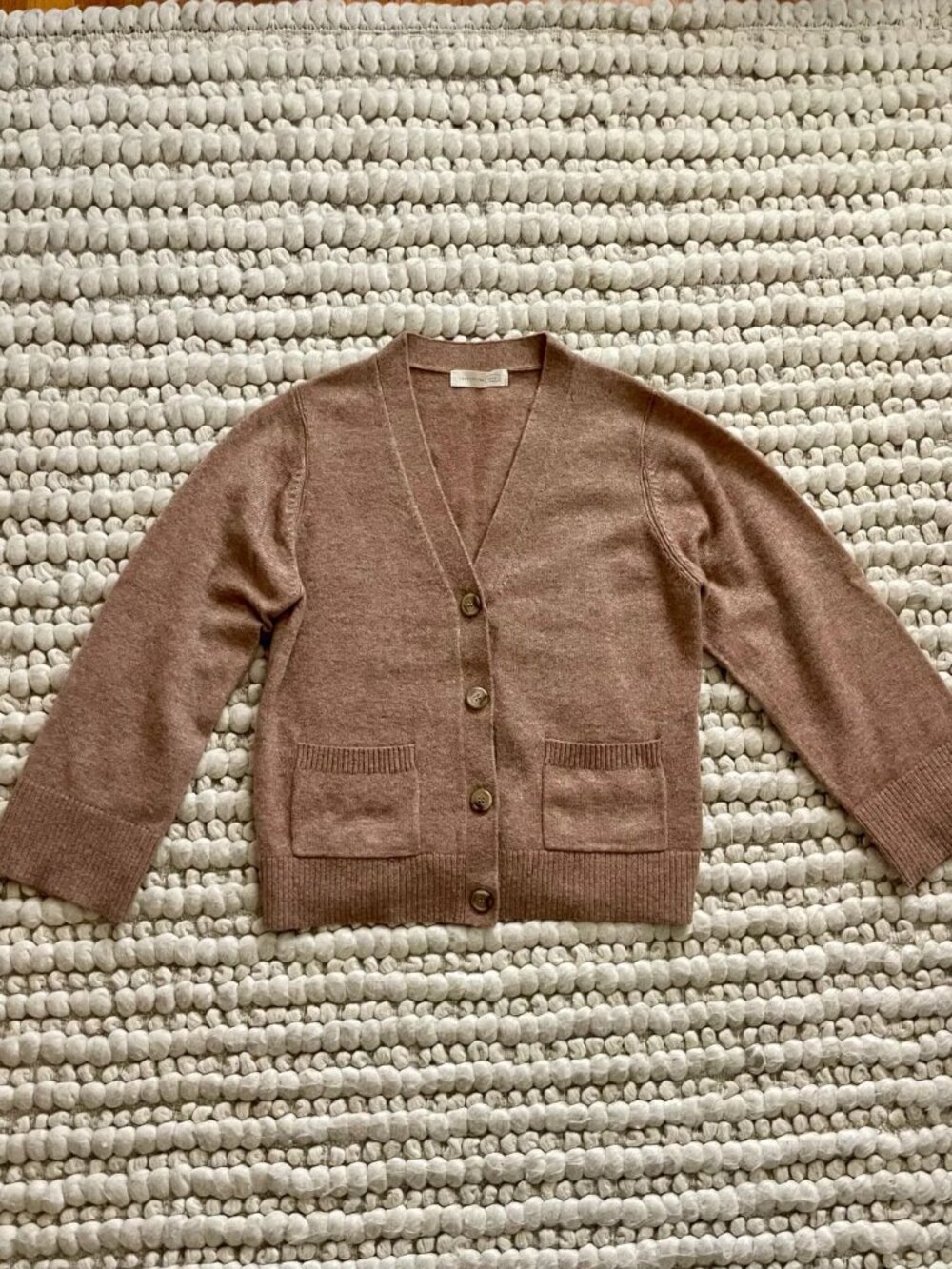 HANSEL FROM BASEL Cashmere Lauren Cardigan Size 1 Small Camel